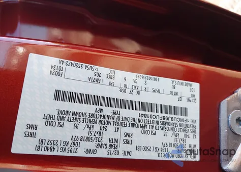 2015 Ford Escape Titanium from USA, damaged, VIN 1FMCU9J98FUC01841